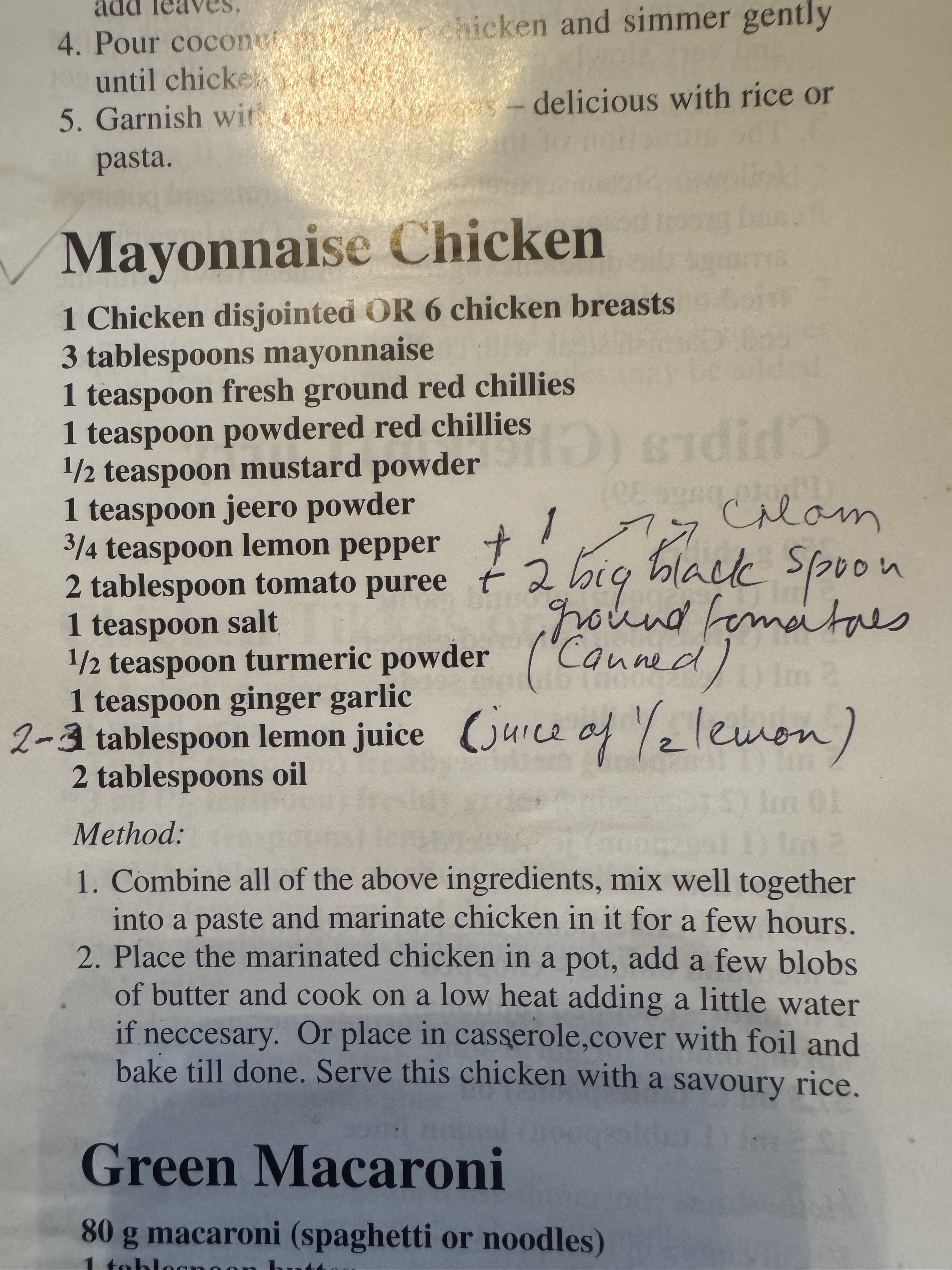 Mayonnaise Chicken